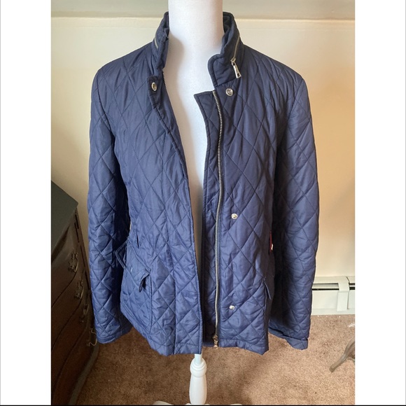 Tommy Hilfiger womens blue quilted jacket size XS - Picture 3 of 9